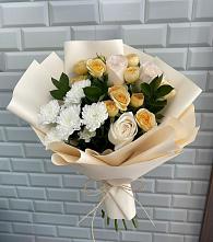 Букет цветов из:  Розы и Хризантемы в Таксимо