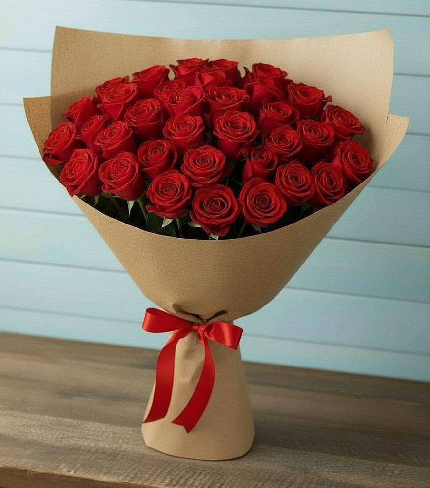 Букет Красные розы Милано в Таксимо