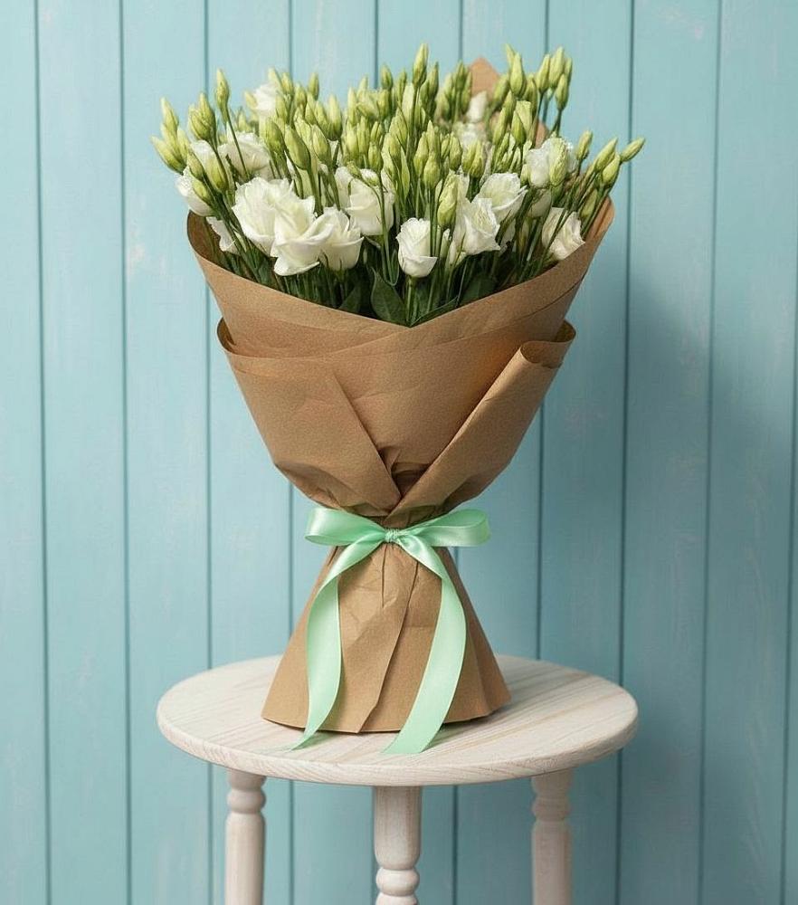 Букет цветов из: Лизиантусы в Таксимо