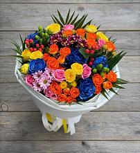 Букет цветов из:  Розы и Хризантемы в Таксимо