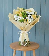 Букет цветов из:  Хризантемы и Розы #REPLACE_PRED# Таксимо