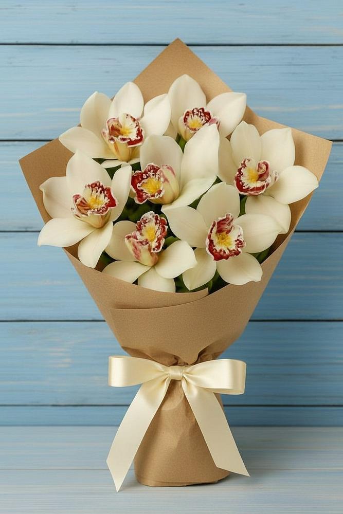 Букет цветов из: Орхидеи и Розы в Таксимо